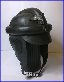 German Leather Helmet WW2