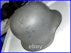 German M40 WW2 Militaria Helmet original with Liner WWII