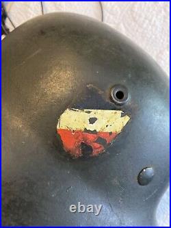 German M40 WW2 Quist M64 Military Helmet original with Liner WWII Era