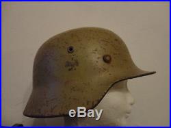 German WW2 DAK helmet M1940, all original