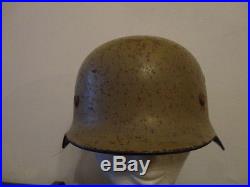 German WW2 DAK helmet M1940, all original