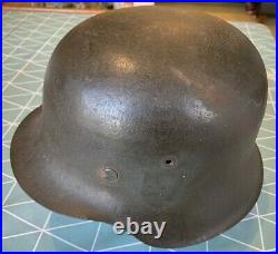 German WW2 Heer M42 helmet EF64 Double Decal With Original Liner