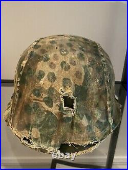German WW2 Helmet Camouflage Cover Reversible Camo Helmet Cover