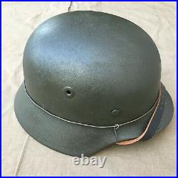 German WW2 Helmet, restored shell size 64