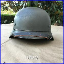 German WW2 Helmet, restored shell size 64