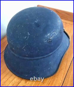 German WW2, Luftschutz M38 Gladiator Helmet, RARE FIND