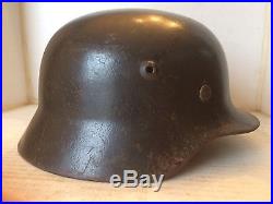 German WW2 M50 SD Luftwaffe Helmet (Original With Liner)