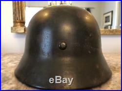 German WW2 M-40 Complete Helmet With Named Liner Vet Bring Back Possible Elite