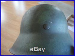 German WW2 camo helmet, origional, and nice