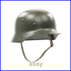 German WWII M35 Steel Helmet- Stahlhelm 35 WW2 M1935- Extra Large Shell- Size