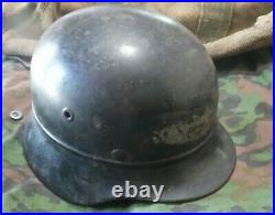 German Ww2 CIVIL Defense Luftshutz M35 Helmet