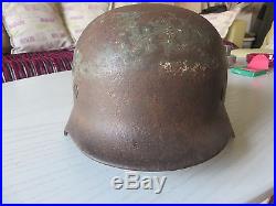 German Ww2 Wwii Original Helmet Spare Vintage Parts-m35 M40-leather-band-rope