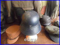 German anti air defense helmet ww2 good condition complete without chinstrap