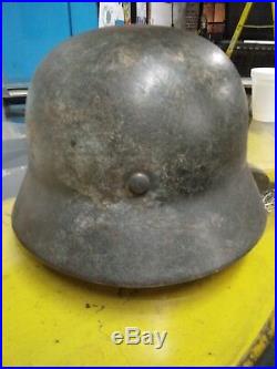 German helmet WWII ww2 original rare D Day. Museum Quality Condition