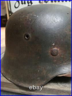 German helmet Ww2 original 1942 2ww 2wk casque allemand