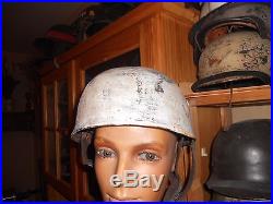 German paratrooper winter helmet ww2 found in east france
