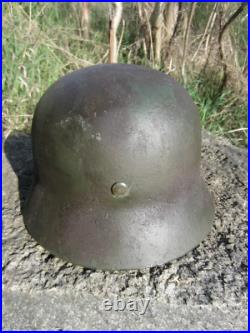 German soldier's helmet. Wehrmacht 1939-1945 WWII WW2