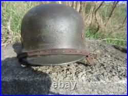 German soldier's helmet. Wehrmacht 1939-1945 WWII WW2