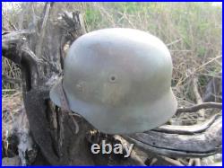 German soldier's helmet. Wehrmacht 1939-1945 WWII WW2