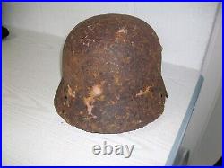 German steel helmet M40 from WW2 found near Atlantic ocean Atlantikwall