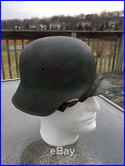 German ww2 camouflaged named m42 helmet normandy sicily