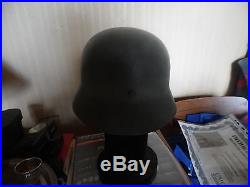 German ww2 helmet m 35 polizei size 55 from normandy