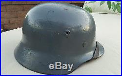 German ww2 kriegsmarine RARE Battleship Gray helmet pattern liner aluminum