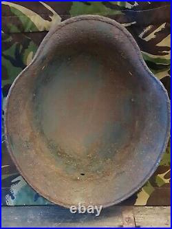Great Condition WW2 German Army Early DD M35 Combat Helmet Stalingrad Area Found