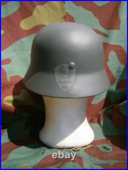 Helmet German M40, Stahlhelm, Helmet, WW2 German Shell Helmet, Decals shell