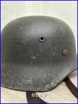 Helmet M40 WW2 not restoration original paint M 40 size 64