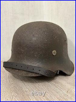 Helmet M42 WW2 not restoration original paint M 42 size 66