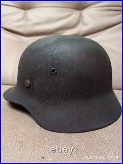 Helmet german original nice helmet M35 rare size 60 original WW2 WWII