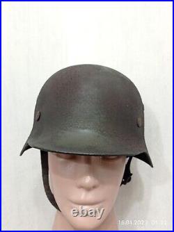 Helmet german original nice helmet M35 rare size 60 original WW2 WWII