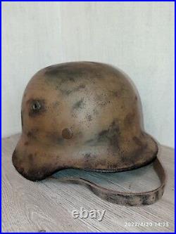 Helmet german original nice helmet M35 size 60 original WW2 WWII have a number