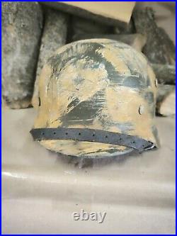 Helmet german original nice helmet M35 size 62 original WWII german helmet WW2