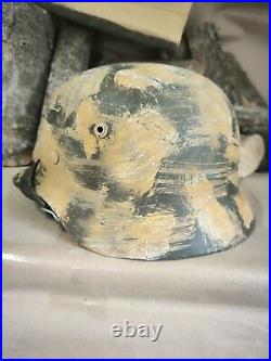 Helmet german original nice helmet M35 size 62 original WWII german helmet WW2