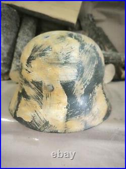 Helmet german original nice helmet M35 size 62 original WWII german helmet WW2