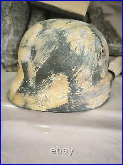 Helmet german original nice helmet M35 size 62 original WWII german helmet WW2