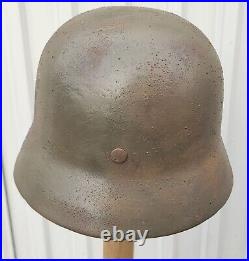 Helmet german original nice helmet M35 size 64 have a number WW2 WWII