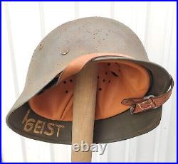 Helmet german original nice helmet M35 size 64 have a number WW2 WWII