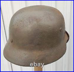 Helmet german original nice helmet M35 size 64 have a number WW2 WWII