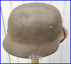 Helmet german original nice helmet M35 size 64 have a number WW2 WWII