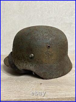 Helmet german original nice helmet M35 size 66 without restoration WW2 WWII