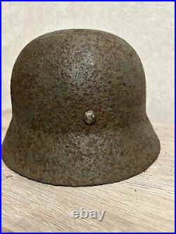 Helmet german original nice helmet M35 size 66 without restoration WW2 WWII