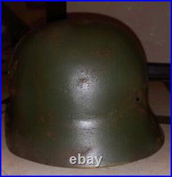 Helmet german original nice helmet M40 size 60 original WW2 WWII have a number
