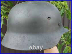 Helmet german original nice helmet M40 size 62 have a number WW2 WWII
