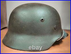 Helmet german original nice helmet M40 size 62 have a number WW2 WWII