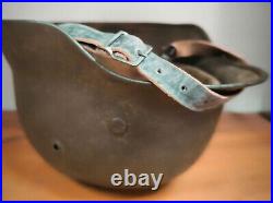 Helmet german original nice helmet M40 size 62 have a number WW2 WWII