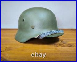 Helmet german original nice helmet M40 size 64 have a number WW2 WWII