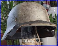 Helmet german original nice helmet M40 size 64 original WW2 WWII have a number